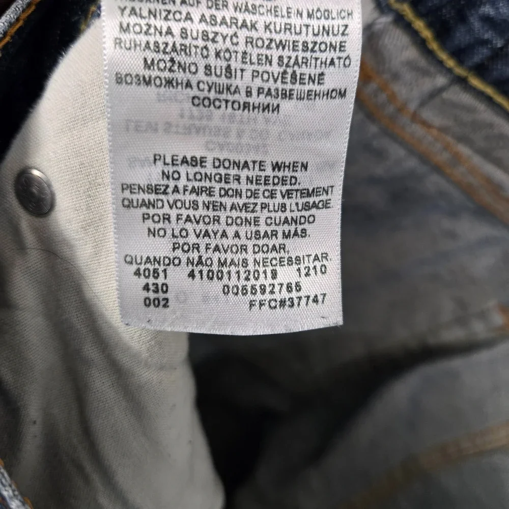 Levis 559 Jeans Men 36x30 Blue Relaxed Straight‎ 100% Cotton